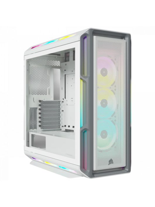 Corsair iCUE 5000T RGB Tempered Glass White