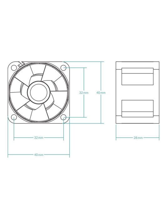 Arctic S4028-6K 40mm Server Fan (5db/cs)