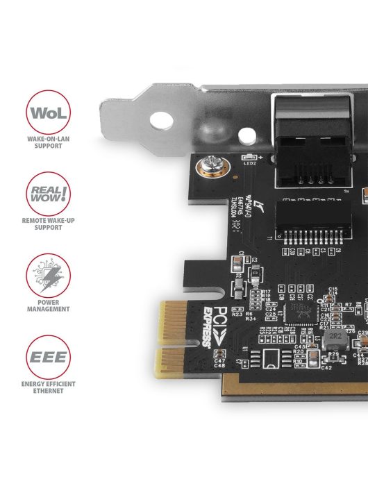AXAGON PCEE-GRF PCIe Gigabit Ethernet