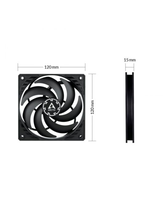 Arctic P12 Slim PWM PST (3db/cs)