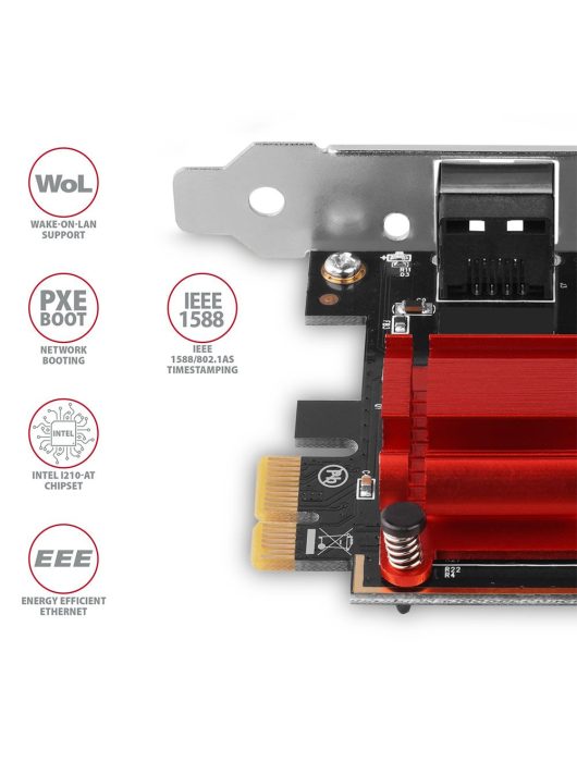 AXAGON PCEE-GIX PCIe Gigabit Ethernet