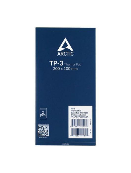 Arctic TP-3 200x100x1,5mm Hővezető lap (2lap/csomag)