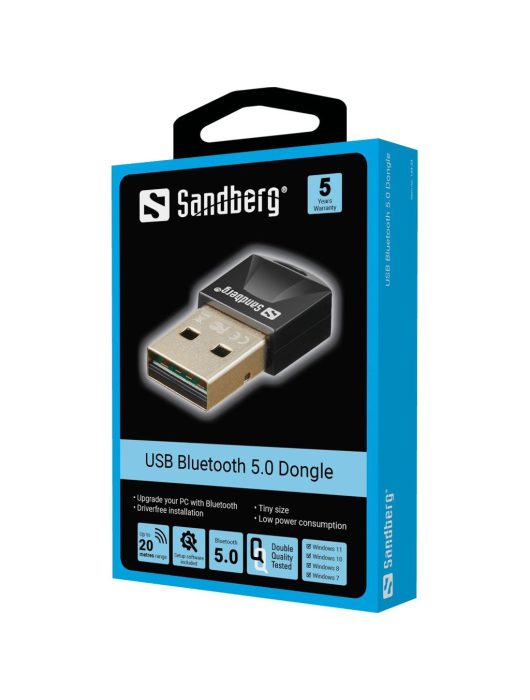 Sandberg Dongle Bluetooth 5.0 USB Adapter Black