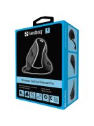 Sandberg Wireless Vertical Mouse Pro Black