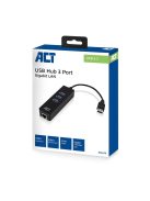 ACT AC6310 USB Hub 3.2 with 3 USB-A ports and ethernet
