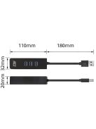ACT AC6310 USB Hub 3.2 with 3 USB-A ports and ethernet