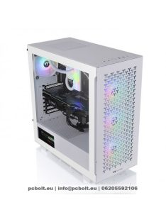 Thermaltake V350 TG ARGB Air Snow Tempered Glass White