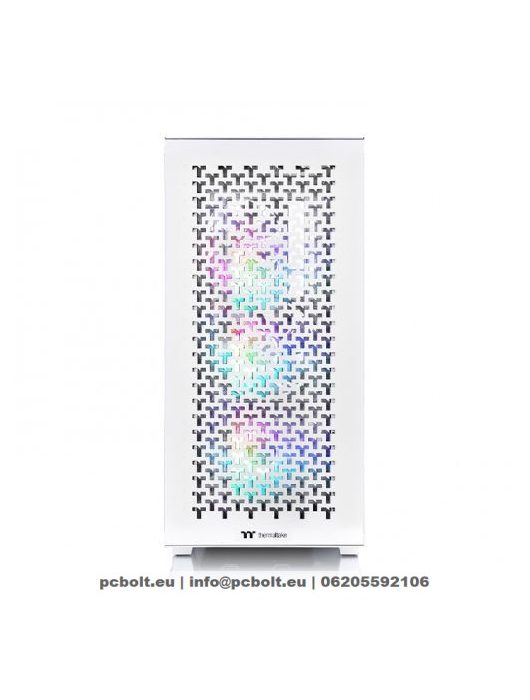Thermaltake V350 TG ARGB Air Snow Tempered Glass White