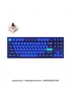   Keychron Q3 Mechanical Swappable RGB Switch Gateron Keyboard Navy Blue A US