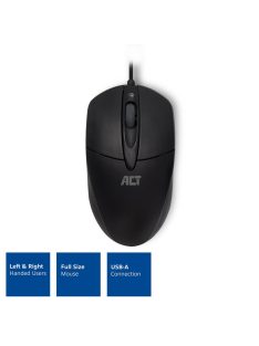 ACT Wired Optical Mouse 1000 DPI Black