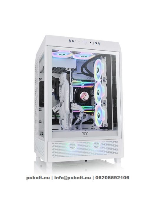 Thermaltake The Tower 500 Snow Mid Tower Chassis Tempered Glass White