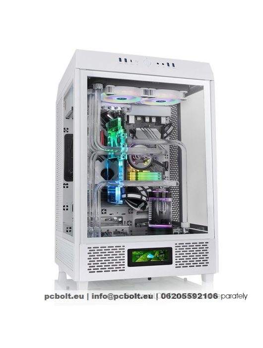 Thermaltake The Tower 500 Snow Mid Tower Chassis Tempered Glass White