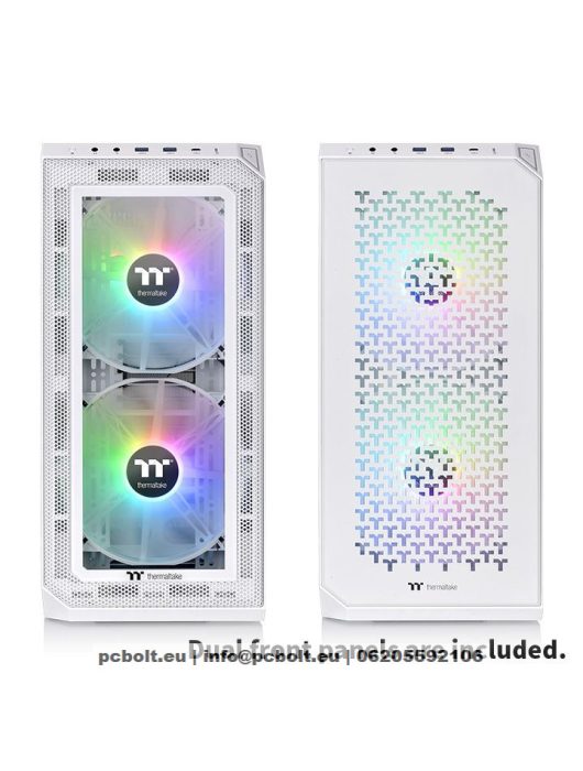 Thermaltake View 300 MX Snow Mid Tower Chassis ARGB Tempered Glass White