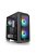 Thermaltake View 300 MX Mid Tower Chassis ARGB Tempered Glass Black