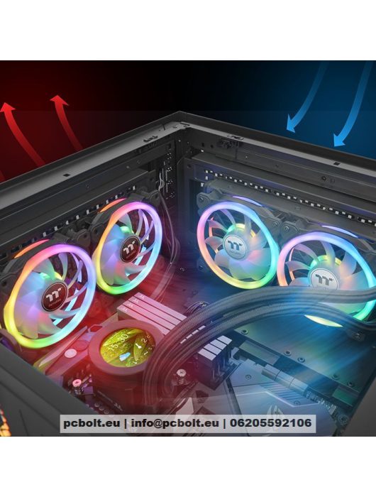 Thermaltake SWAFAN 12 RGB Radiator Fan (3-Fan Pack)