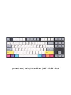   Varmilo VEA88 CMYK USB Cherry MX Blue Mechanical Gaming Keyboard Grey/White HU