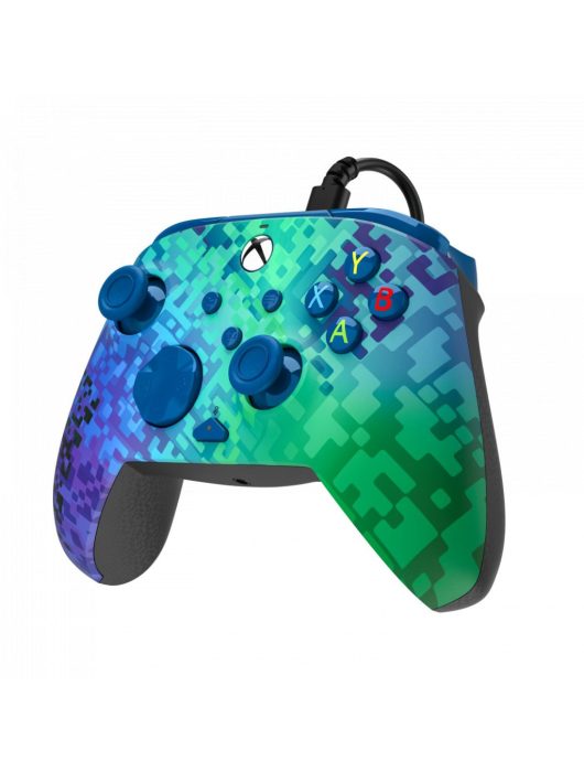 PDP Xbox Series X/S & PC USB Gamepad REMATCH Glitch Green