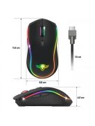 Spirit Of Gamer Pro-M9 RGB Wireless Gaming Mouse Black