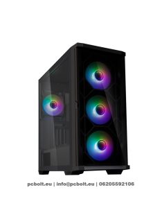 Zalman Z10 Duo RGB Tempered Glass Black