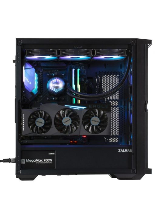 Zalman Z10 Plus RGB Tempered Glass Black