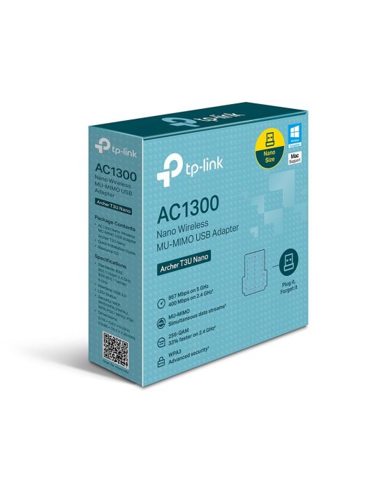 TP-Link Archer T3U Nano AC1300 Nano Wireless MU-MIMO USB Adapter