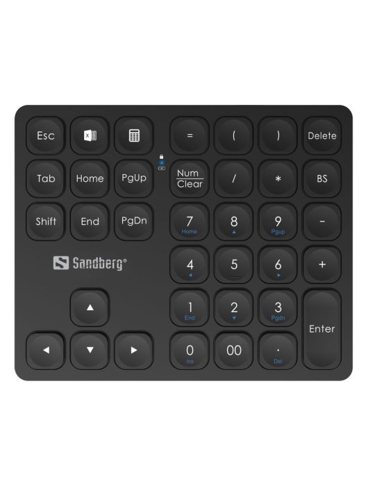 Sandberg Wireless Numeric Keypad Pro Black