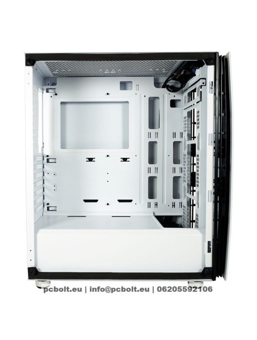 LC Power 713W Bright Sail X Tempered Glass White