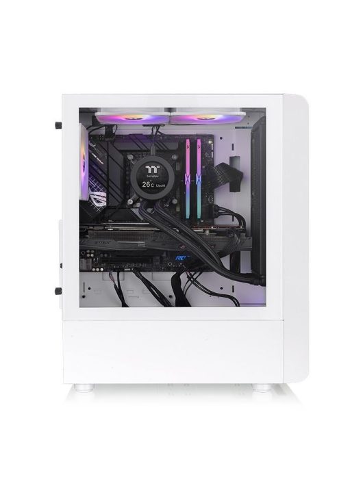 Thermaltake S200 TG ARGB Tempered Glass Snow White