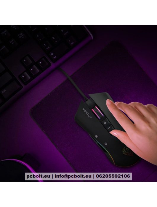 VERTUX Rodon RGB Gaming Mouse Black