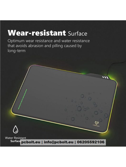 VERTUX Fluxpad Egérpad Black