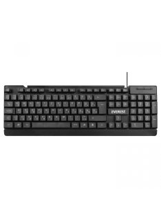 Everest KB-2030 billentyűzet Black HU