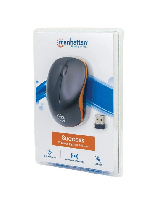 Manhattan Success Wireless Mouse Orange/Black