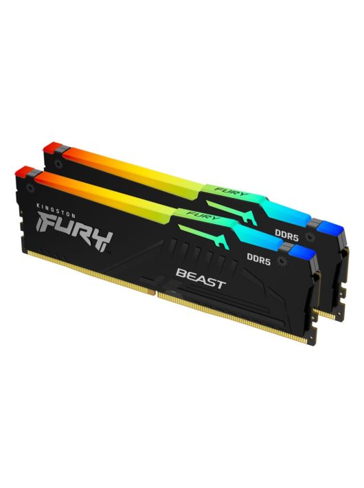 Kingston 64GB DDR5 6000MHz Kit(2x32GB) Fury Beast RGB Black