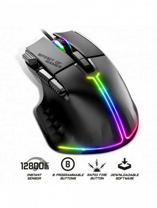 Spirit Of Gamer Pro-M5 RGB Black