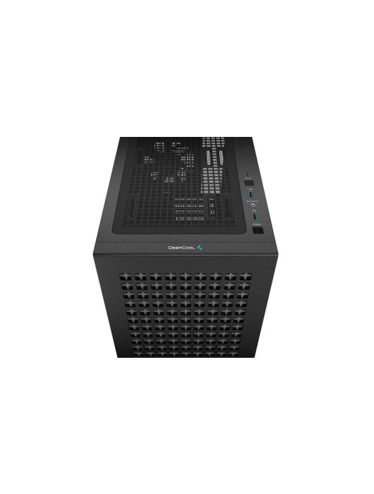 DeepCool CH370 Tempered Glass Black