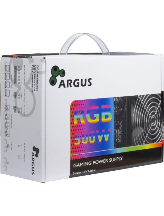 Inter-Tech 500W 80+ Bronze Argus RGB-500 II