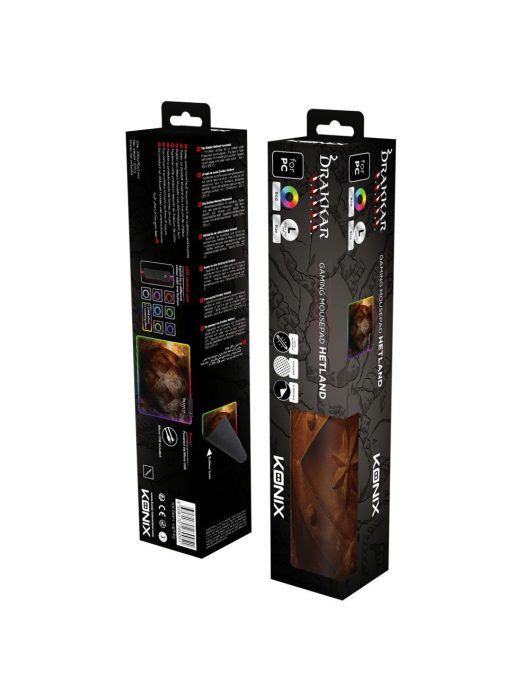 KONIX Hetland L Gaming RGB Egérpad