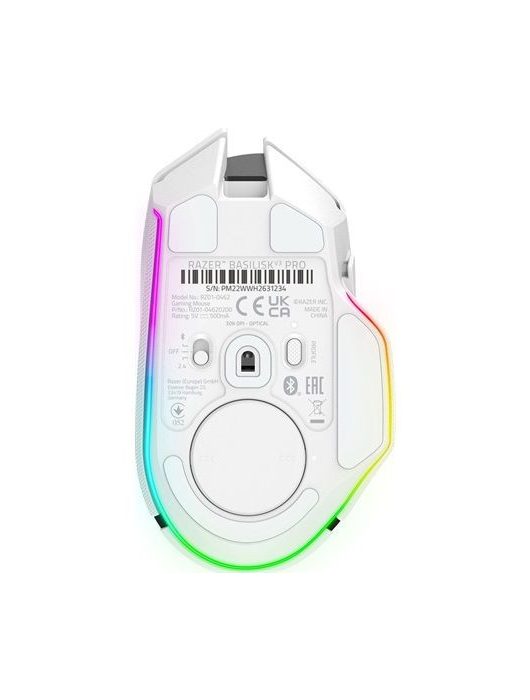 Razer Basilisk V3 Pro Gamer Mouse White