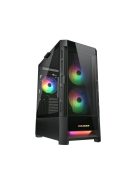 Cougar Duoface RGB Tempered Glass Black