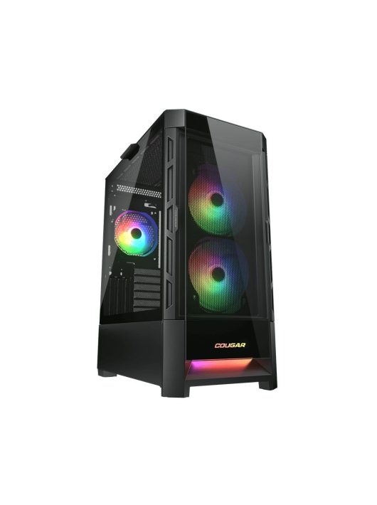 Cougar Duoface RGB Tempered Glass Black