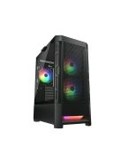 Cougar Duoface RGB Tempered Glass Black