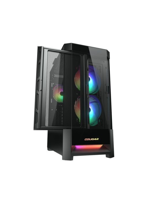 Cougar Duoface RGB Tempered Glass Black