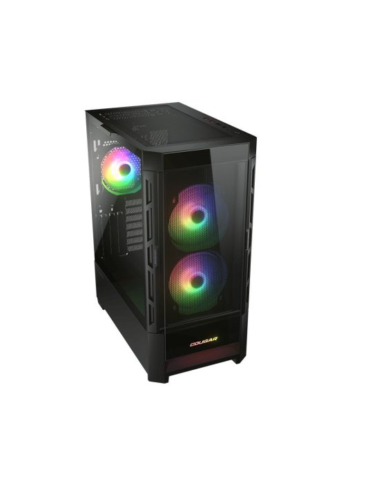 Cougar Duoface RGB Tempered Glass Black