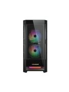 Cougar Duoface RGB Tempered Glass Black