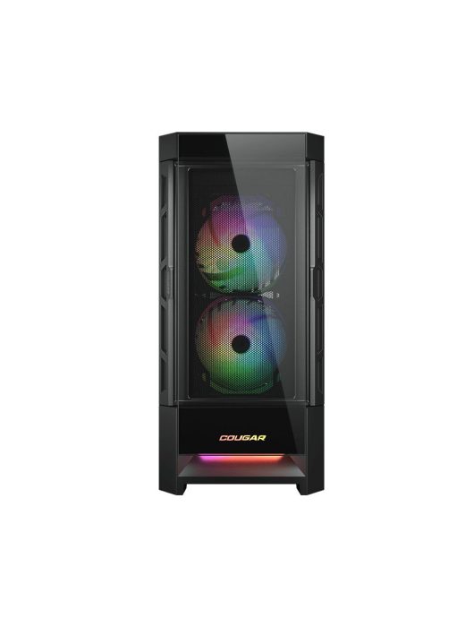 Cougar Duoface RGB Tempered Glass Black