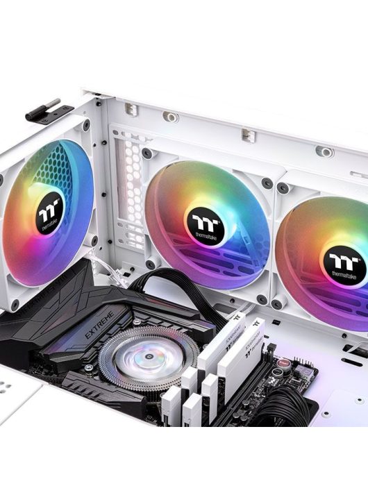 Thermaltake CT140 ARGB Sync PC Cooling Fan White (2-Fan Pack)
