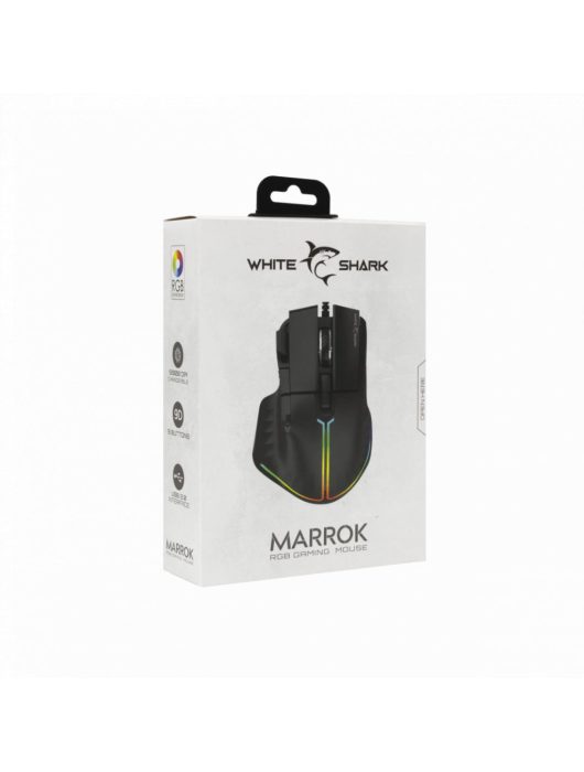 White Shark Marrok RGB Gaming Mouse Black