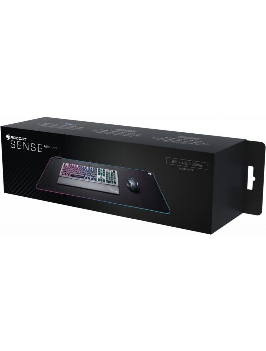Roccat Sense AIMO XXL Egérpad Black