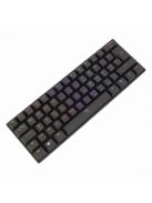 White Shark GK-2022B Shinobi Red Switches Mechanical 60% Gaming Keyboard Black US