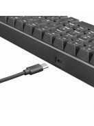 White Shark GK-2022B Shinobi Red Switches Mechanical 60% Gaming Keyboard Black US
